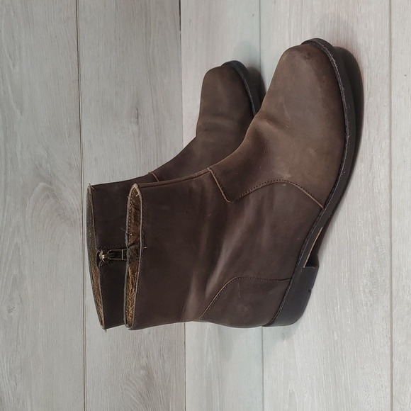 OluKai Shoes - Olukai Womens Kaona II Ankle Side zip Leather Boots shoes sz 7.5